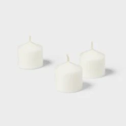 20pc Unscented Votive Set White - Room Essentials™: Paraffin Wax, 10hr Burn Time, 20 Ct -Room Essentials GUEST cb73690b 78c0 4f6e bad7 d000b06b7f27