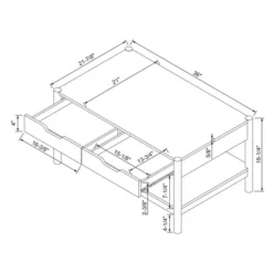 Scandi Coffee Tables Table With Drawers Natural - Room Essentials™ -Room Essentials GUEST e2790588 e642 4f01 a1d8 5f61bd34b1e1