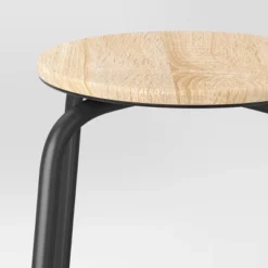 Set Of 2 24" Wood With And Metal Base Backless Counter Height Barstool Stool Natural - Room Essentials™ 8 Set Of 2 24" Wood With And Metal Base Backless Counter Height Barstool Stool Natural - Room Essentials™ -Room Essentials GUEST e6d2c9fc 24a8 4963 bd09 af7a721ce0d3