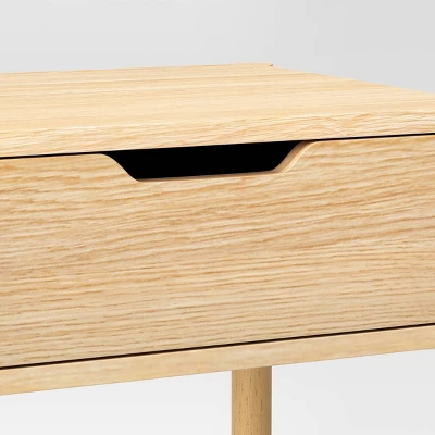 Scandi Nightstand Natural - Room Essentials™ 4 Scandi Nightstand Natural - Room Essentials™ - Image 4