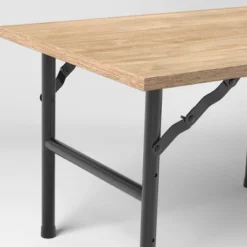 Adjustable Height Dorm Folding Table Brown - Room Essentials™ -Room Essentials GUEST fc18ae1a 6259 4076 8b08 44a9d2c9597d